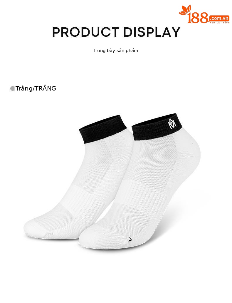 Tất golf nữ moeyes mắt ma thuật co giãn thoáng khí chống vón — Một size chi tiết 7