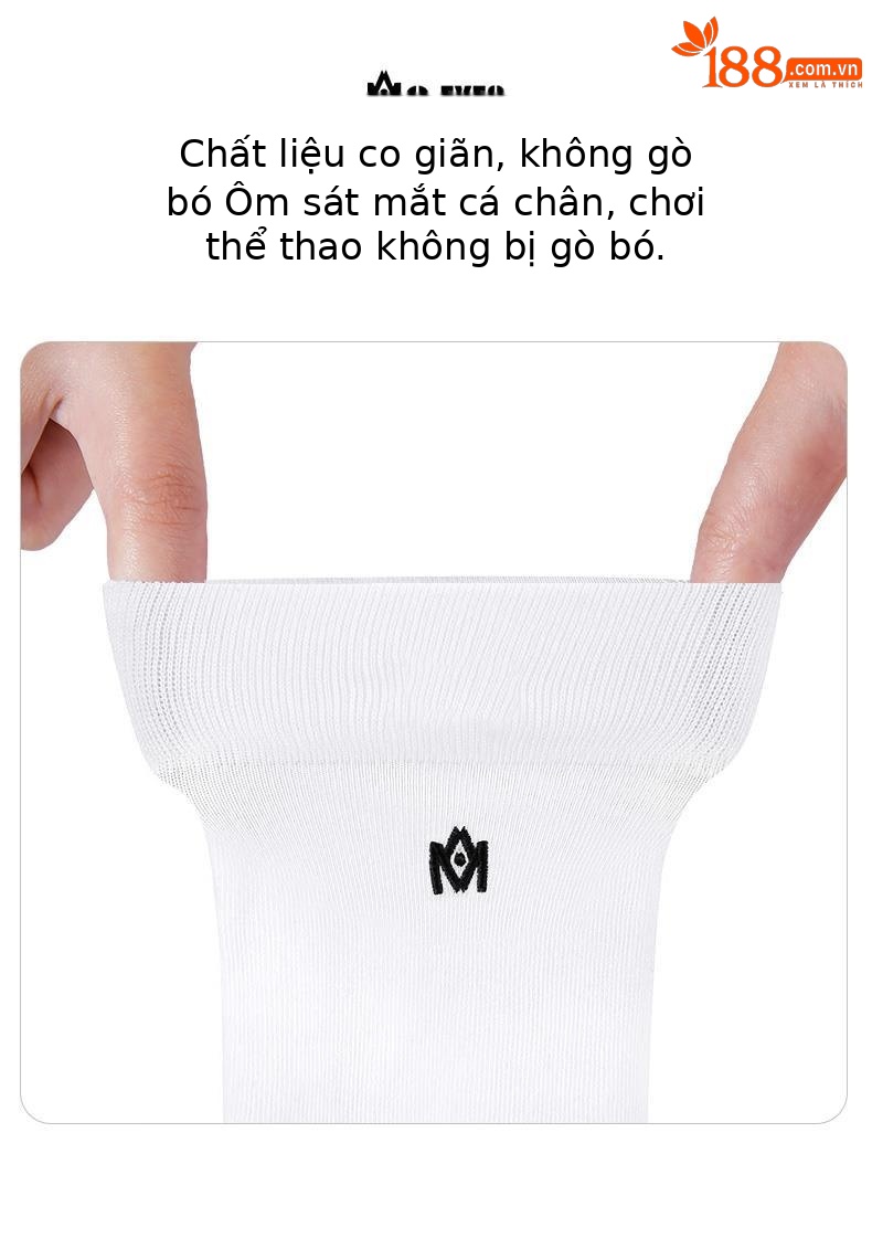 Vớ golf nữ qua đầu gối Moeyes Magic Eye co giãn chống vón — Một size chi tiết 3