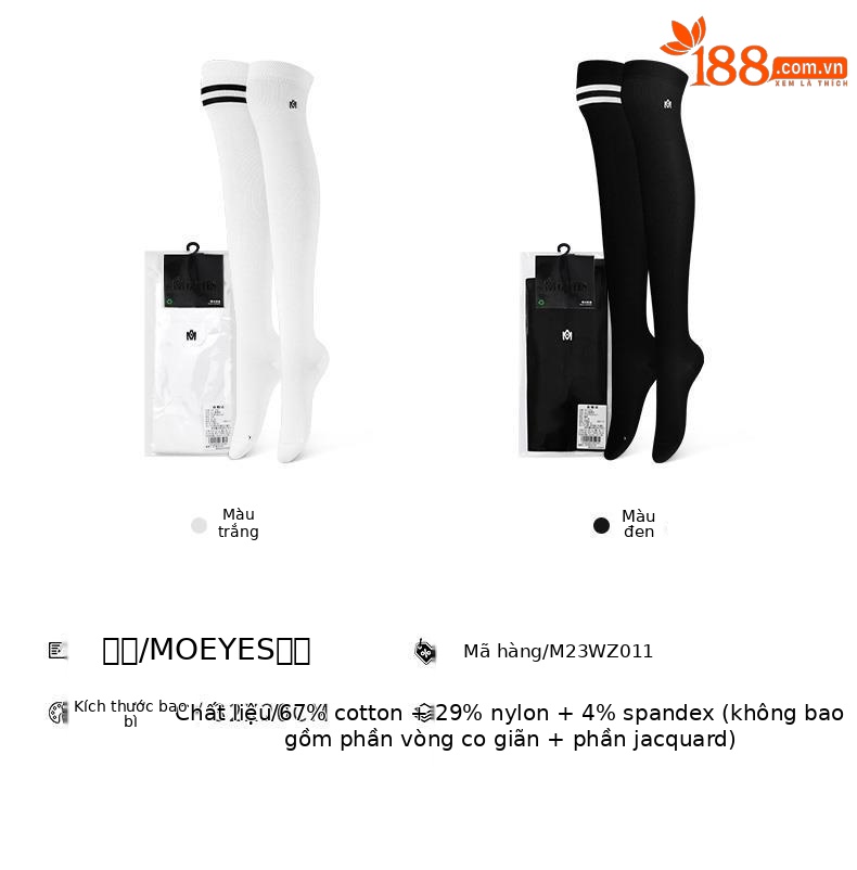 Vớ golf nữ qua đầu gối Moeyes Magic Eye co giãn chống vón — Một size chi tiết 5