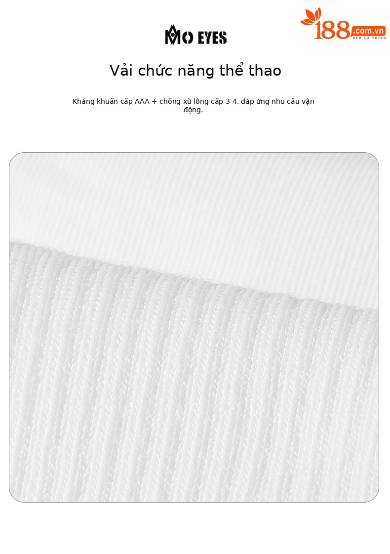 Vớ golf nam Moeyes Magic Eye màu tương phản, chống vón, vừa chân — Một size chi tiết 25