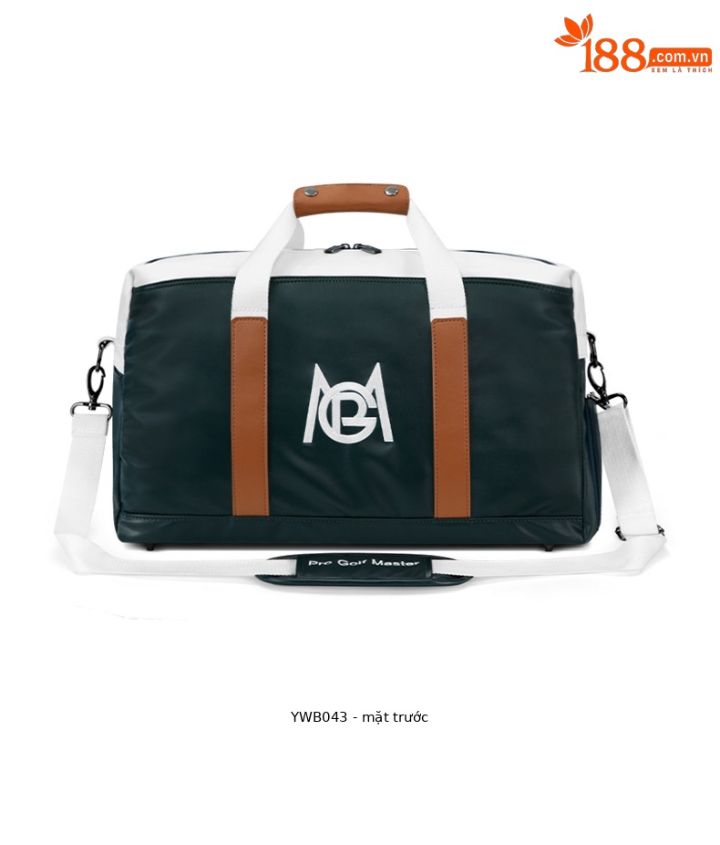 Túi tote golf PGM chống nước nhẹ, ngăn giày riêng, kích thước 50x24x29 cm — YWB043-Trắng Đen, YWB043-Trắng xanh lục, YWB043-Đen Trắng chi tiết 20