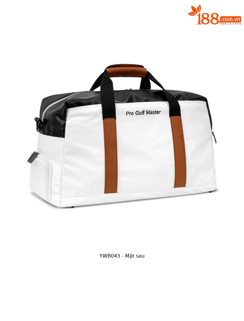 Túi tote golf PGM chống nước nhẹ, ngăn giày riêng, kích thước 50x24x29 cm — YWB043-Trắng Đen, YWB043-Trắng xanh lục, YWB043-Đen Trắng chi tiết 24