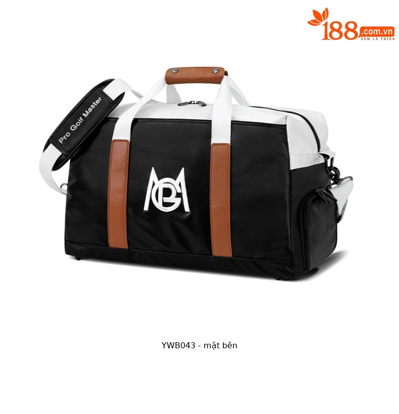 Túi tote golf PGM chống nước nhẹ, ngăn giày riêng, kích thước 50x24x29 cm — YWB043-Trắng Đen, YWB043-Trắng xanh lục, YWB043-Đen Trắng chi tiết 25