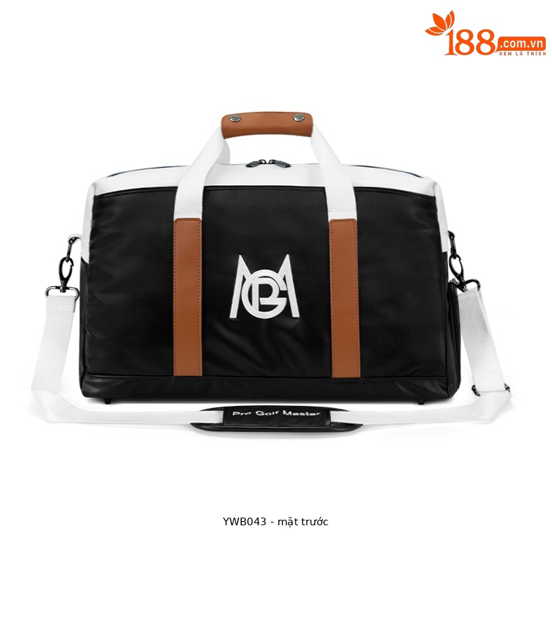 Túi tote golf PGM chống nước nhẹ, ngăn giày riêng, kích thước 50x24x29 cm — YWB043-Trắng Đen, YWB043-Trắng xanh lục, YWB043-Đen Trắng chi tiết 26