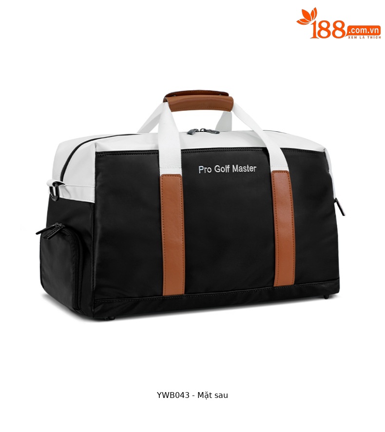 Túi tote golf PGM chống nước nhẹ, ngăn giày riêng, kích thước 50x24x29 cm — YWB043-Trắng Đen, YWB043-Trắng xanh lục, YWB043-Đen Trắng chi tiết 27