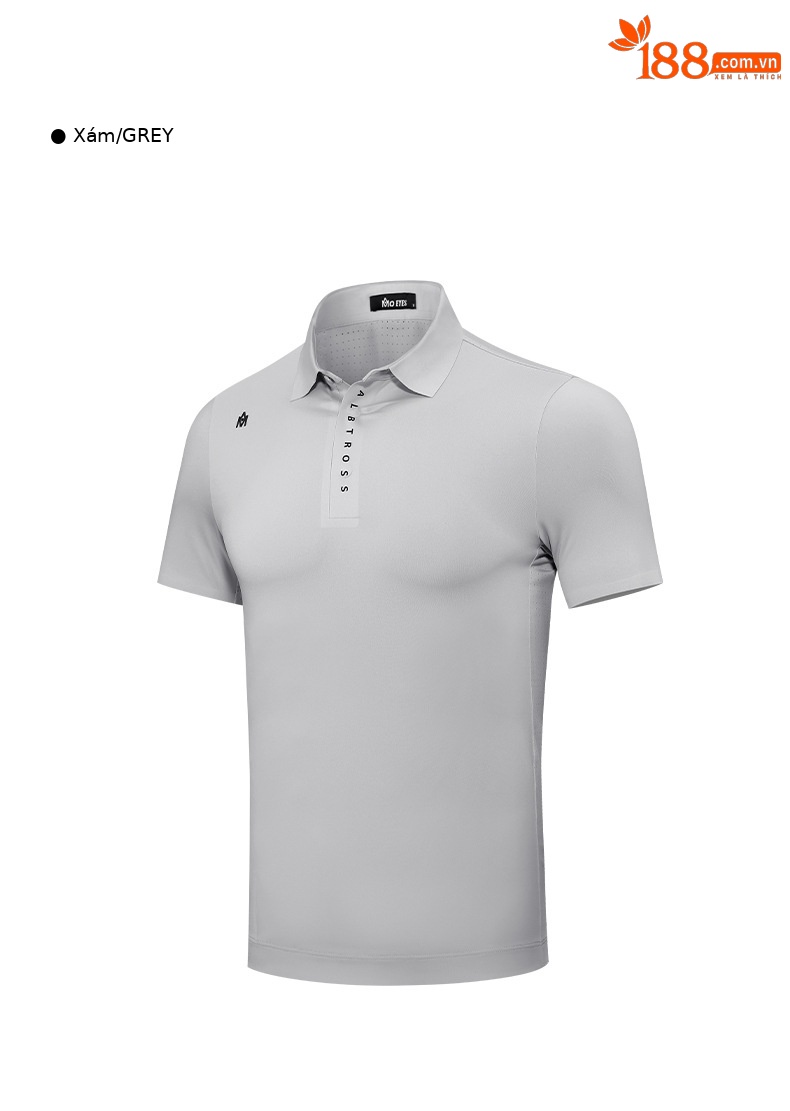 Áo thun thể thao nam ngắn tay chơi golf co giãn cao mềm mại thoáng khí — M23YF001-Đen, M23YF001-màu xám, M23YF001-màu trắng chi tiết 14