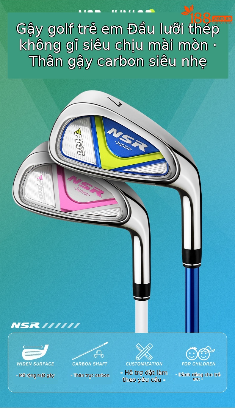 Gậy đánh golf trẻ em PGM cho bé trai và bé gái — JRTIG007-Peak Cat Black (bé trai 3-5 tuổi) [trục carbon], JRTIG007-Peak Cat Black (bé trai 6-8 tuổi) [trục carbon], JRTIG007-Peak Cat Black (bé trai 9-12 tuổi) [trục carbon], Jrtig007-Peak Cat Yellow (bé trai 3-5 tuổi) [trục carbon] chi tiết 4