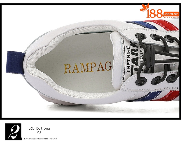 Giày sneaker nữ đế mềm trắng thể thao phối màu be — 3196 màu trắng, 3196 màu be chi tiết 18