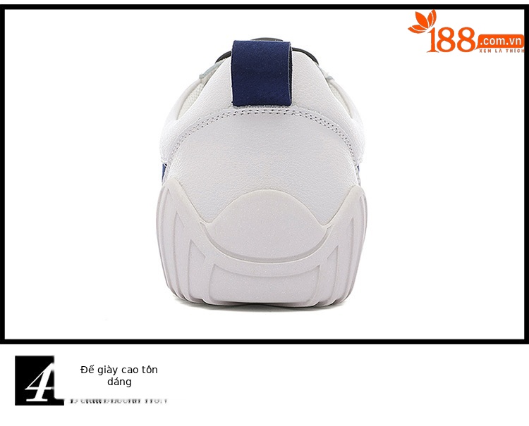 Giày sneaker nữ đế mềm trắng thể thao phối màu be — 3196 màu trắng, 3196 màu be chi tiết 20