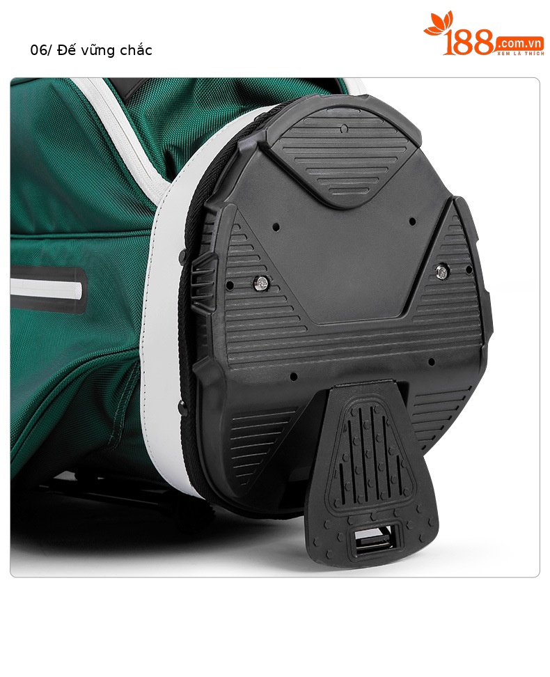 Túi đựng gậy golf PGM phong cách Hàn Quốc, chất liệu nylon bền bỉ, có mũ túi đôi — Qb133-màu xanh lá cây [mũ túi bóng ĐÔI], Qb133-đen [mũ túi bóng ĐÔI], Qb133-trắng [mũ túi bóng ĐÔI] chi tiết 18