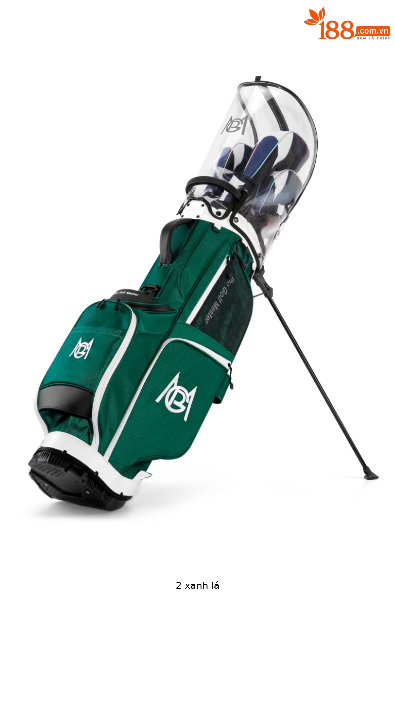 Túi đựng gậy golf PGM phong cách Hàn Quốc, chất liệu nylon bền bỉ, có mũ túi đôi — Qb133-màu xanh lá cây [mũ túi bóng ĐÔI], Qb133-đen [mũ túi bóng ĐÔI], Qb133-trắng [mũ túi bóng ĐÔI] chi tiết 20