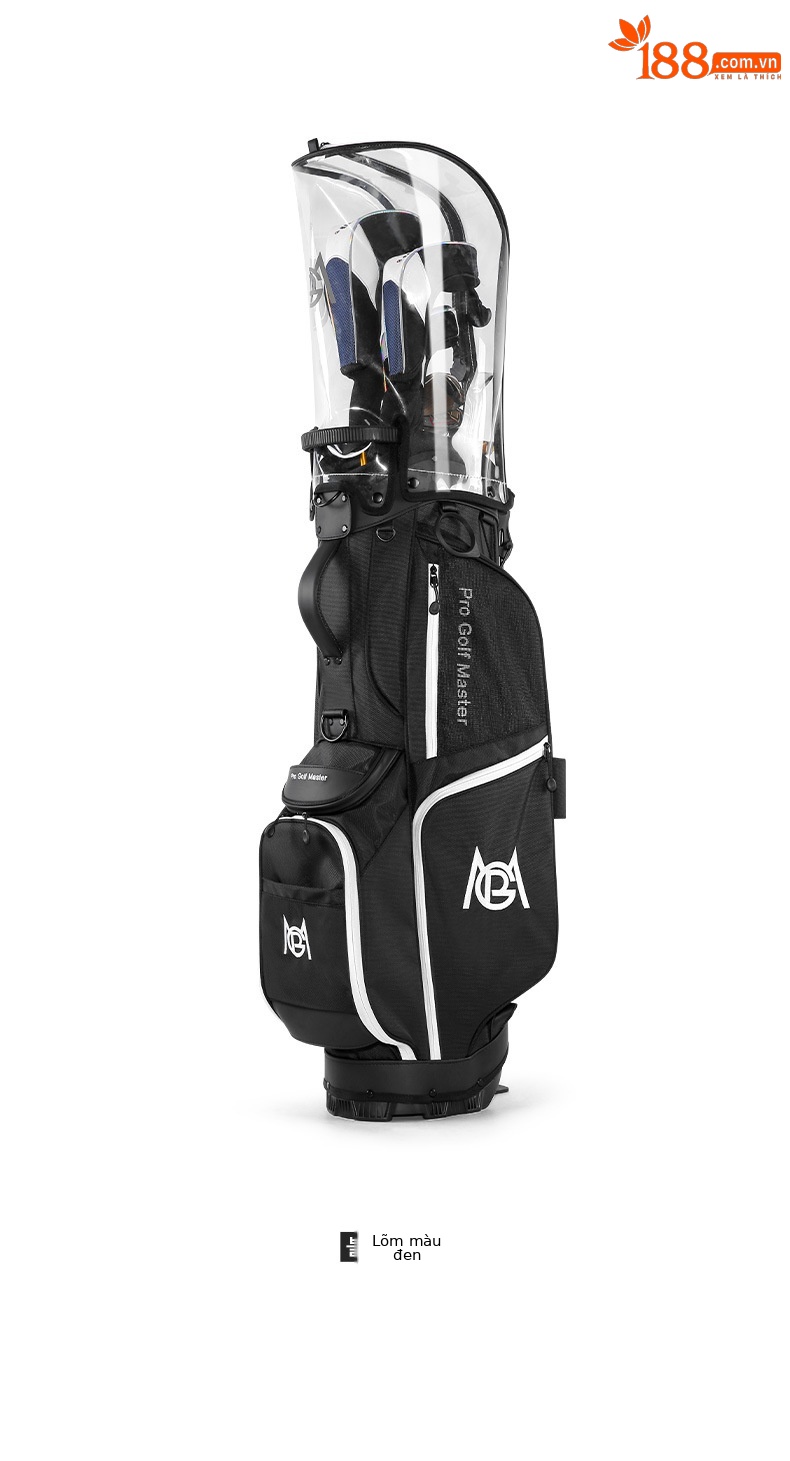 Túi đựng gậy golf PGM phong cách Hàn Quốc, chất liệu nylon bền bỉ, có mũ túi đôi — Qb133-màu xanh lá cây [mũ túi bóng ĐÔI], Qb133-đen [mũ túi bóng ĐÔI], Qb133-trắng [mũ túi bóng ĐÔI] chi tiết 22
