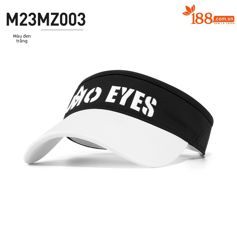 Mũ golf nữ không đầu Moeyes Magic Eye phối màu tương phản, dây hút mồ hôi chống nắng — M23MZ003-Đen Trắng, M23MZ003-Trắng Đen, M23MZ004-màu trắng, M23MZ005-màu trắng