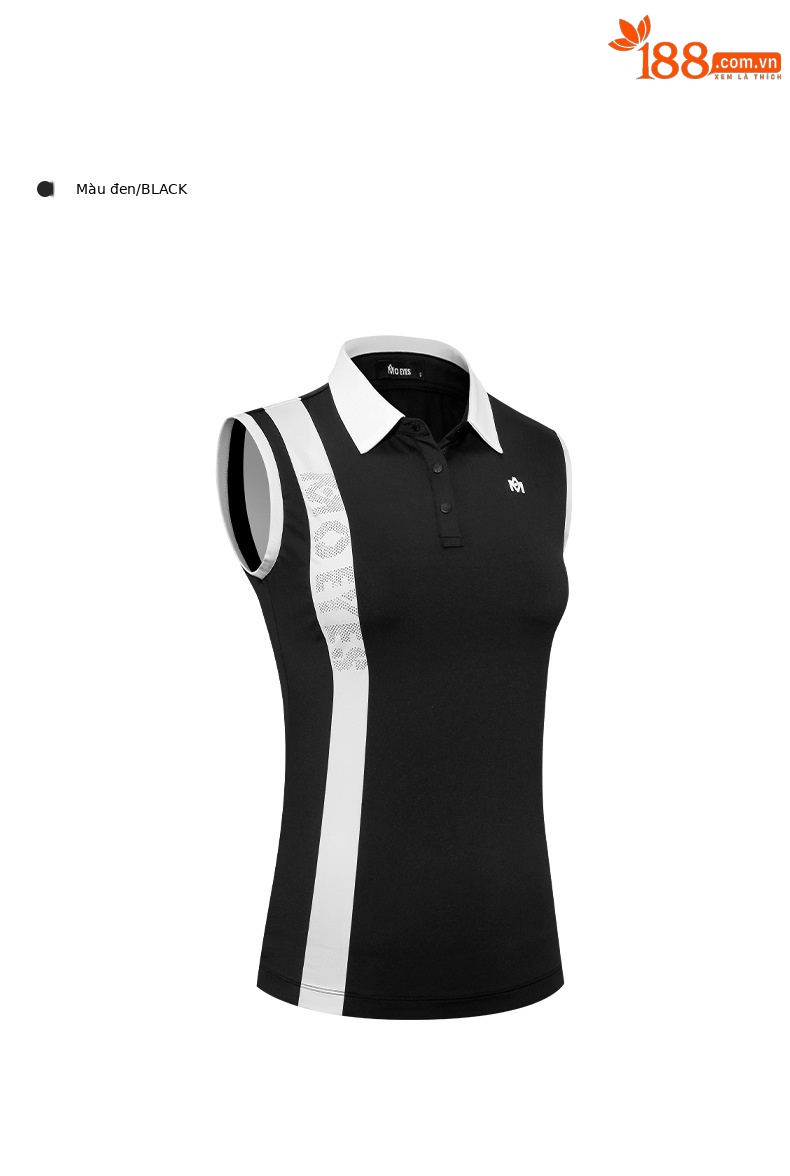 Áo thun không tay thể thao golf Moeyes Magic Eye co giãn cao, nhanh khô — M23YF014-Áo màu đen, M23QZ003-Váy ngắn màu trắng, M23YF014-Áo màu trắng, M23QZ003-Váy ngắn màu đen chi tiết 16