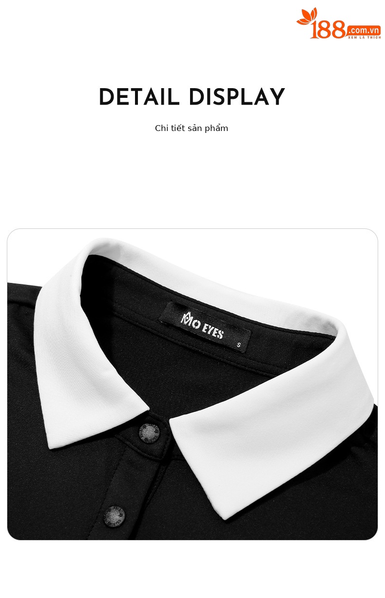 Áo thun không tay thể thao golf Moeyes Magic Eye co giãn cao, nhanh khô — M23YF014-Áo màu đen, M23QZ003-Váy ngắn màu trắng, M23YF014-Áo màu trắng, M23QZ003-Váy ngắn màu đen chi tiết 19