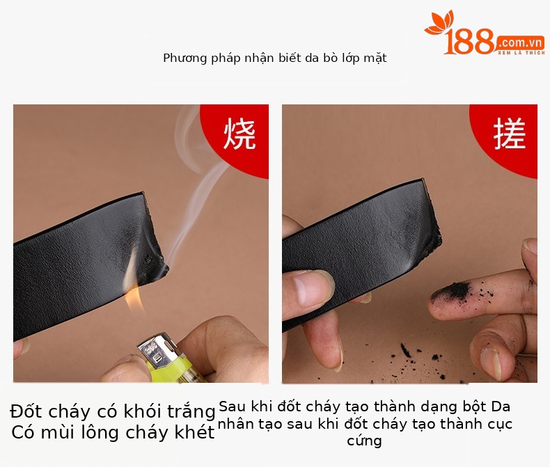 Thắt lưng da bò thật nam khóa kim đánh bóng Emperor Paul — 120cm, 130cm, 110cm, 125cm chi tiết 4