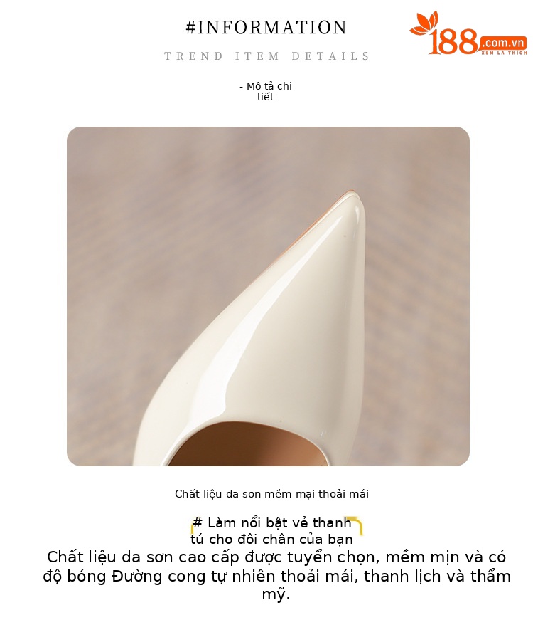 Giày cao gót nữ mũi nhọn chống thấm nước, đế nông miệng, phù hợp thu đông — Đỏ rượu chi tiết 2