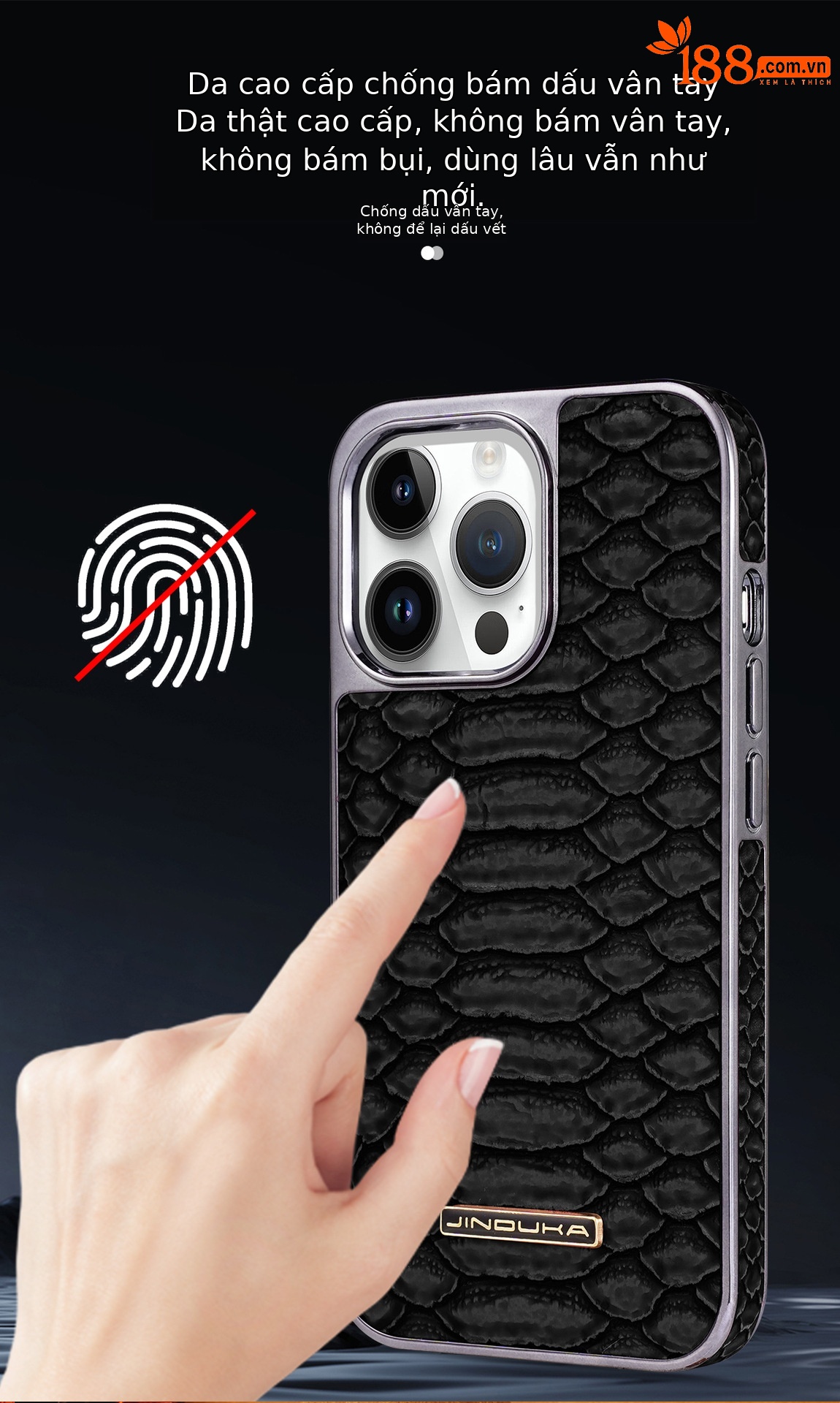 Ốp lưng da họa tiết rắn mạ điện chống rơi cho iPhone 12–16 Pro Max — [Đen] vân rắn ◆ Công nghệ mạ điện lỗ lớn, [Màu xanh lam] vân rắn ◆ Quy trình mạ điện lỗ lớn, [Màu nâu nhạt] vân rắn ◆ Quy trình mạ điện lỗ lớn, [Màu nâu sẫm] vân rắn ◆ Quy trình mạ điện lỗ lớn chi tiết 6