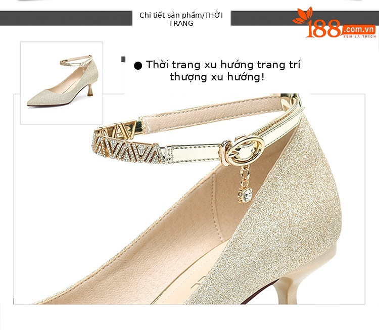 Giày cao gót nữ mũi nhọn da thật gót 5 cm — LJ 7012 đen 5 cm, LJ 7012 vàng 5 cm, 9163 LJ cao gót đen 4cm, Gót Vàng 9162 LJ cao 4cm chi tiết 11