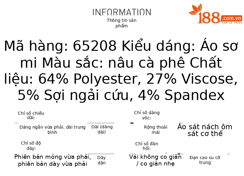 Áo sơ mi nữ cổ tròn eo thon dài tay phong cách Hàn Quốc — thẻ chi tiết 10