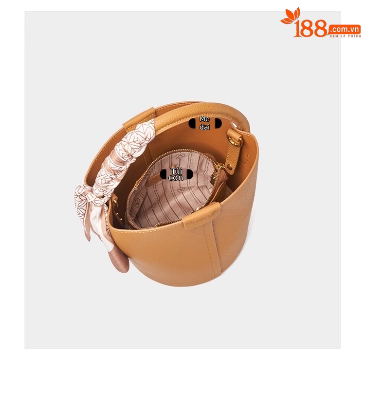 Túi bucket nữ rút dây cỡ lớn mẫu mới 2026 thiết kế độc đáo đa năng mùa hè chi tiết 12
