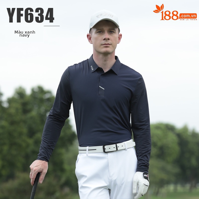 YF634-Áo màu xanh nước biển