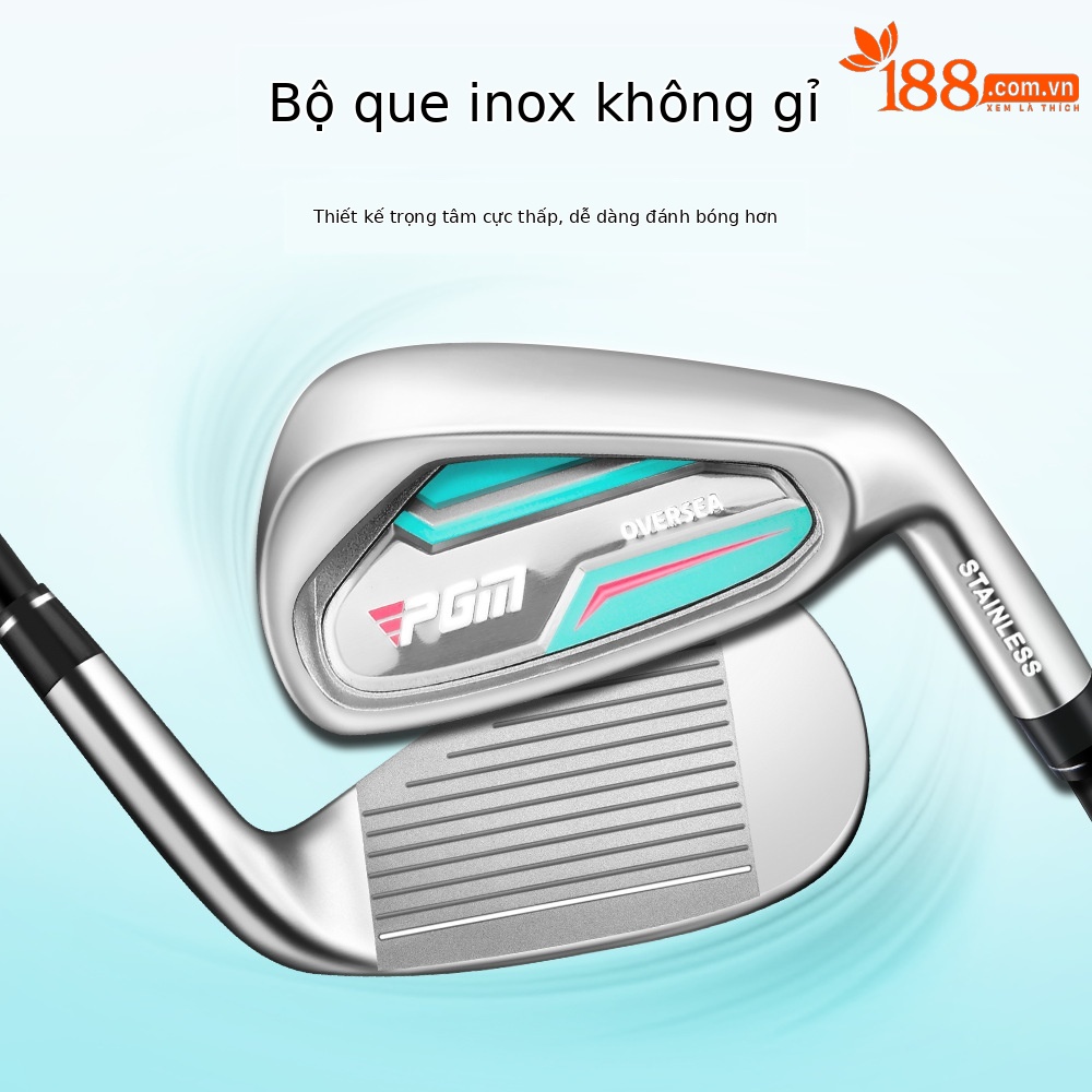 Gậy đánh gôn PGM số 7 tay phải – thân thép không gỉ / carbon, tập golf chuyên dụng — Sắt số P