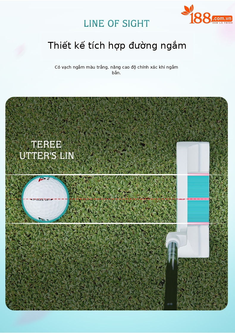 Gậy gạt bóng golf PGM cho người mới tập, thân thép, đầu hợp kim kẽm — Gậy gạt bóng nữ TUG051 chi tiết 2