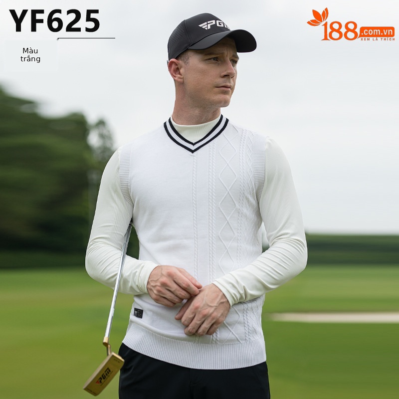 YF625-Áo vest áo len trắng