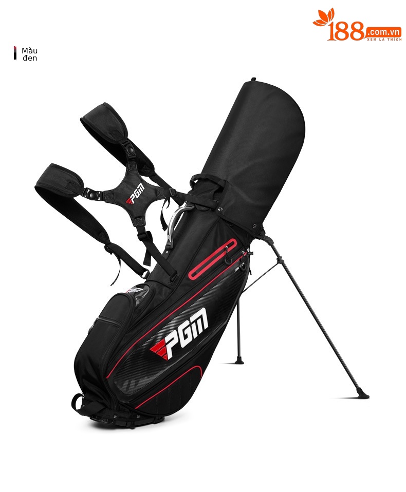 Túi đựng gậy golf PGM chống nước có chân đế, kích thước 127x34x30 cm — QB143-Màu đen, QB143-màu xám đậm, QB143-màu xanh đậm chi tiết 16