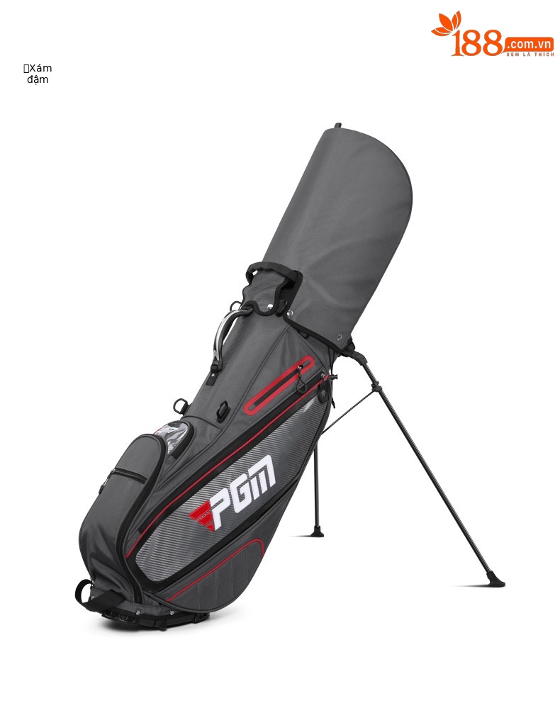 Túi đựng gậy golf PGM chống nước có chân đế, kích thước 127x34x30 cm — QB143-Màu đen, QB143-màu xám đậm, QB143-màu xanh đậm chi tiết 19