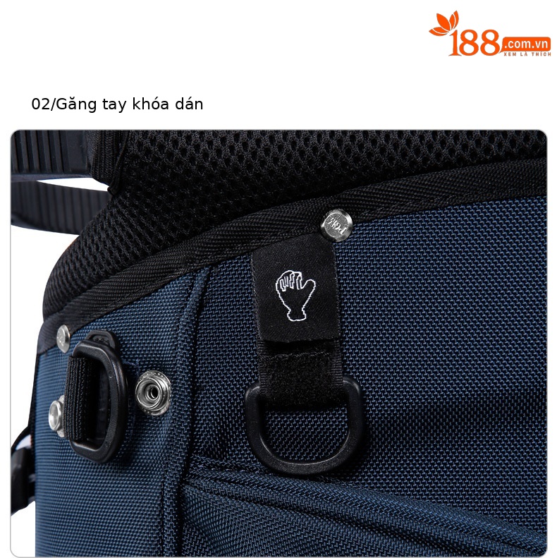 Túi đựng gậy golf PGM chống nước có chân đế, kích thước 127x34x30 cm — QB143-Màu đen, QB143-màu xám đậm, QB143-màu xanh đậm chi tiết 22