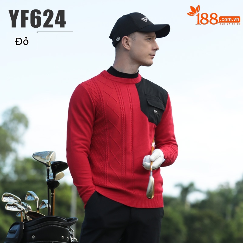 YF624-Áo len Màu Đỏ