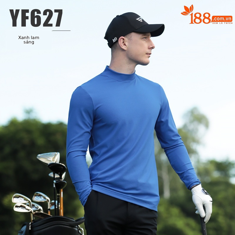 YF627-Áo màu xanh lam