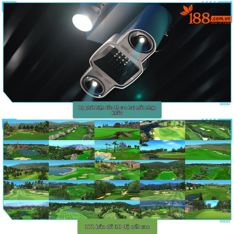 Thiết bị mô phỏng chơi golf trong nhà PGM camera tốc độ cao 4K laser HD 3D — Hệ thống phần mềm phát hiện giả lập, P6 Ultimate Edition Trọn bộ mô phỏng (máy chiếu laser 2K tiêu chuẩn), P6 Ultimate Edition Full Simulator (nâng cấp máy chiếu laser 4K)