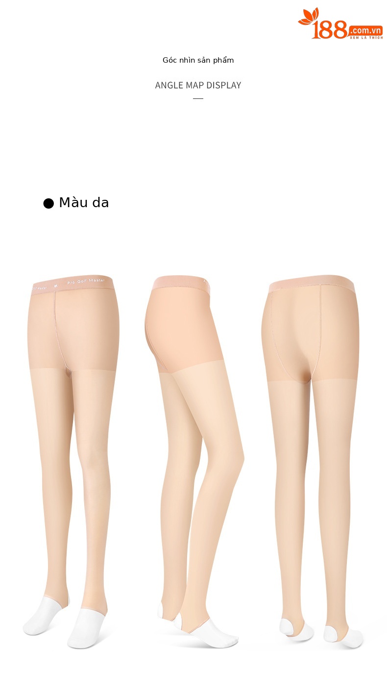 Quần legging nữ tập gym chống nắng liền mạch PGM — KUZ169-Quần legging chống nắng liền mạch (màu da) chi tiết 15
