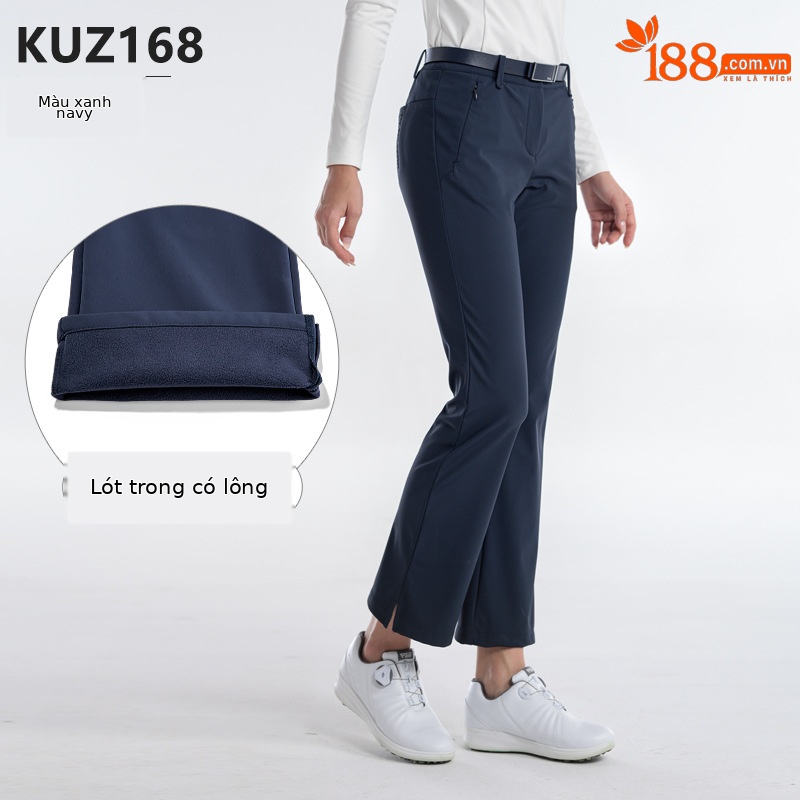 KUZ168-Quần dài màu xanh nước biển (lót nhung)