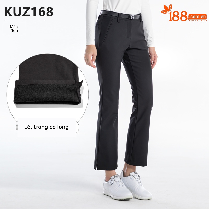 KUZ168-Quần dài đen (lót nhung)
