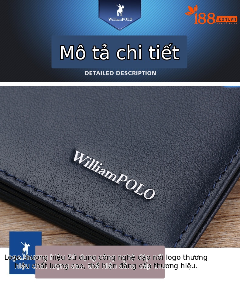 Ví card holder nam da thật chống từ Emperor Paul – đựng danh thiếp, thẻ ngân hàng chi tiết 20