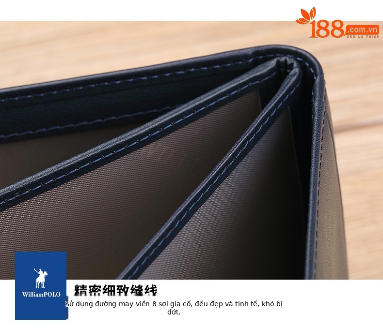 Ví card holder nam da thật chống từ Emperor Paul – đựng danh thiếp, thẻ ngân hàng chi tiết 22