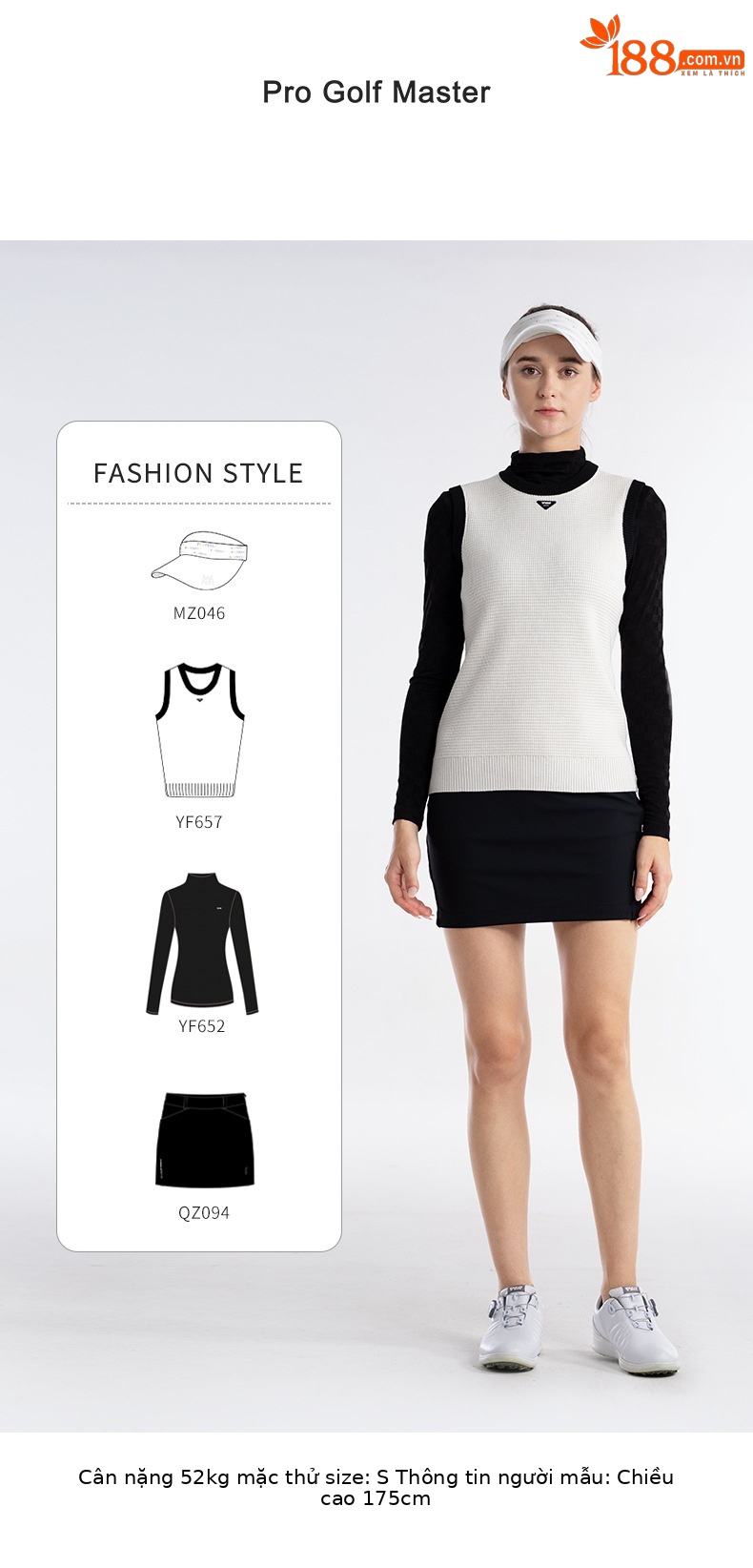 Áo vest len cổ tròn phối màu nữ PGM – giữ ấm mùa thu đông, dáng ôm nhẹ — YF657-Áo vest đen, YF657-Áo vest màu xám, YF657-Áo vest trắng, YF657-Áo vest kaki chi tiết 8