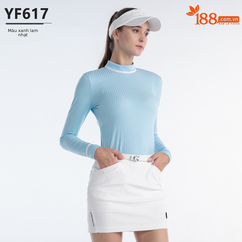 YF617-Áo màu xanh nhạt