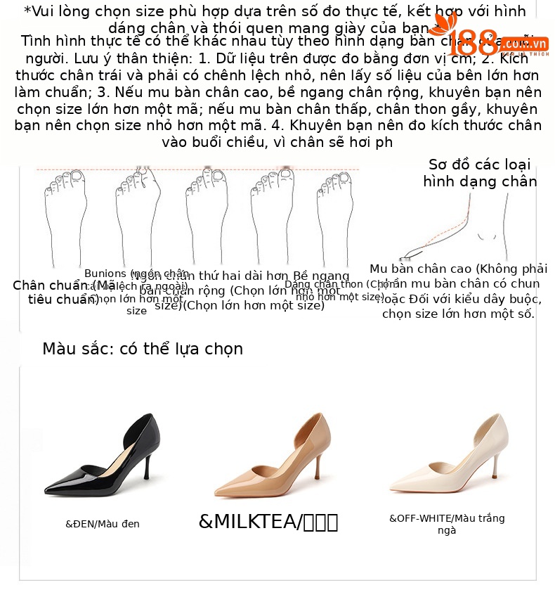 Sandal cao gót nữ mũi nhọn kiểu xẻ bên phong cách Hàn Quốc — Màu trà sữa chi tiết 1