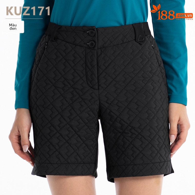 KUZ171-Quần short cotton đen