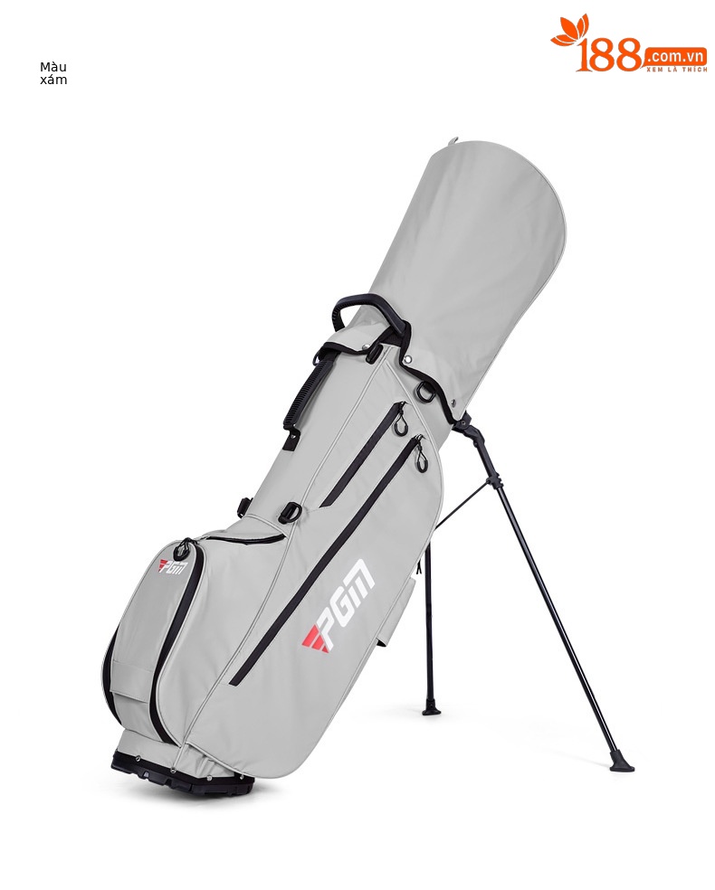 Túi golf PGM siêu nhẹ có giá đỡ, chống thấm nước, dây kéo tiện lợi — QB151-Đỏ, QB151-màu xám, QB151-đen, QB151-Xanh chi tiết 17
