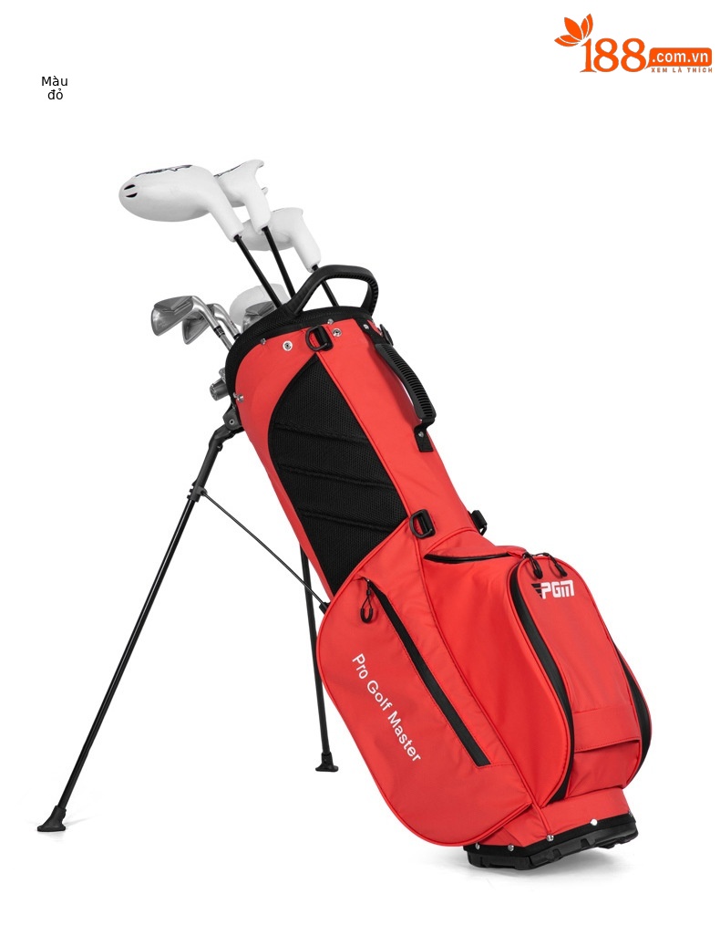 Túi golf PGM siêu nhẹ có giá đỡ, chống thấm nước, dây kéo tiện lợi — QB151-Đỏ, QB151-màu xám, QB151-đen, QB151-Xanh chi tiết 18