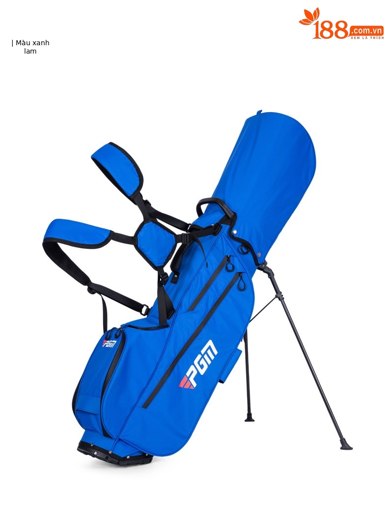 Túi golf PGM siêu nhẹ có giá đỡ, chống thấm nước, dây kéo tiện lợi — QB151-Đỏ, QB151-màu xám, QB151-đen, QB151-Xanh chi tiết 19