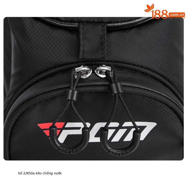 Túi golf PGM siêu nhẹ có giá đỡ, chống thấm nước, dây kéo tiện lợi — QB151-Đỏ, QB151-màu xám, QB151-đen, QB151-Xanh chi tiết 21