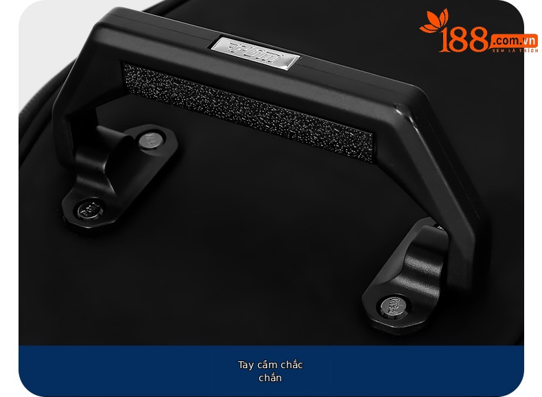 Túi golf PGM vỏ cứng bốn bánh đẩy phẳng, kích thước 127x25x38 cm, chất liệu da siêu mềm cao cấp — QB153-Màu đen, QB153-Màu be, QB153-Màu xanh lá cây, QB153-Màu hồng chi tiết 14