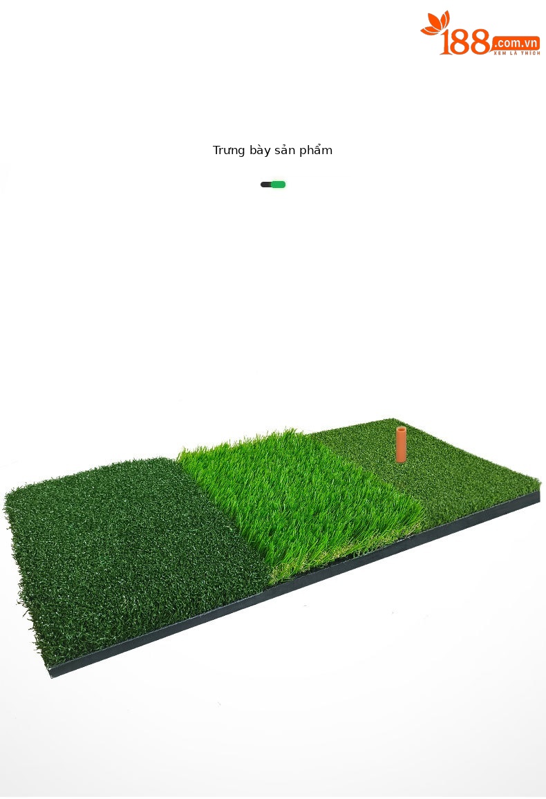 Đệm tập golf PGM 60x30cm mini 3 trong 1 chịu lực trong nhà — Đệm Ba cỏ DJD010 30*60cm, Đệm Ba cỏ DJD010 90*40cm chi tiết 10